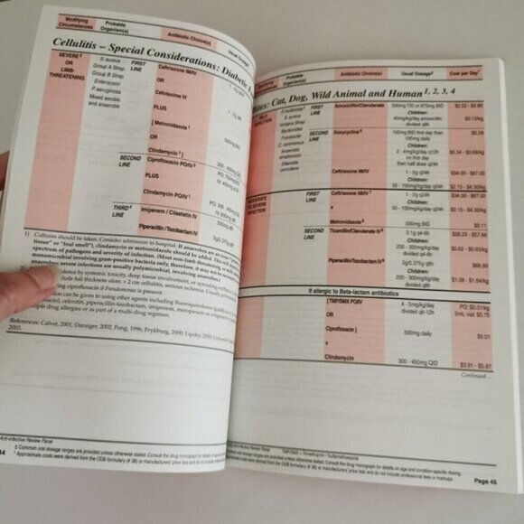 2005 Anti-Infective Guidelines Book Doctor Pharmacist Reference Medical Infect - Picture 8 of 9